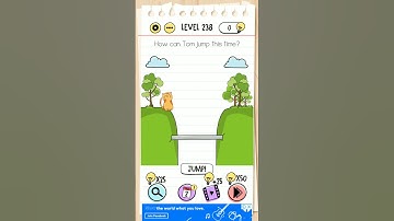 how can tom jump this time level 238:Brain Test