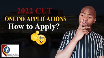 How to apply online at Central University of Technology for 2022? Easy!