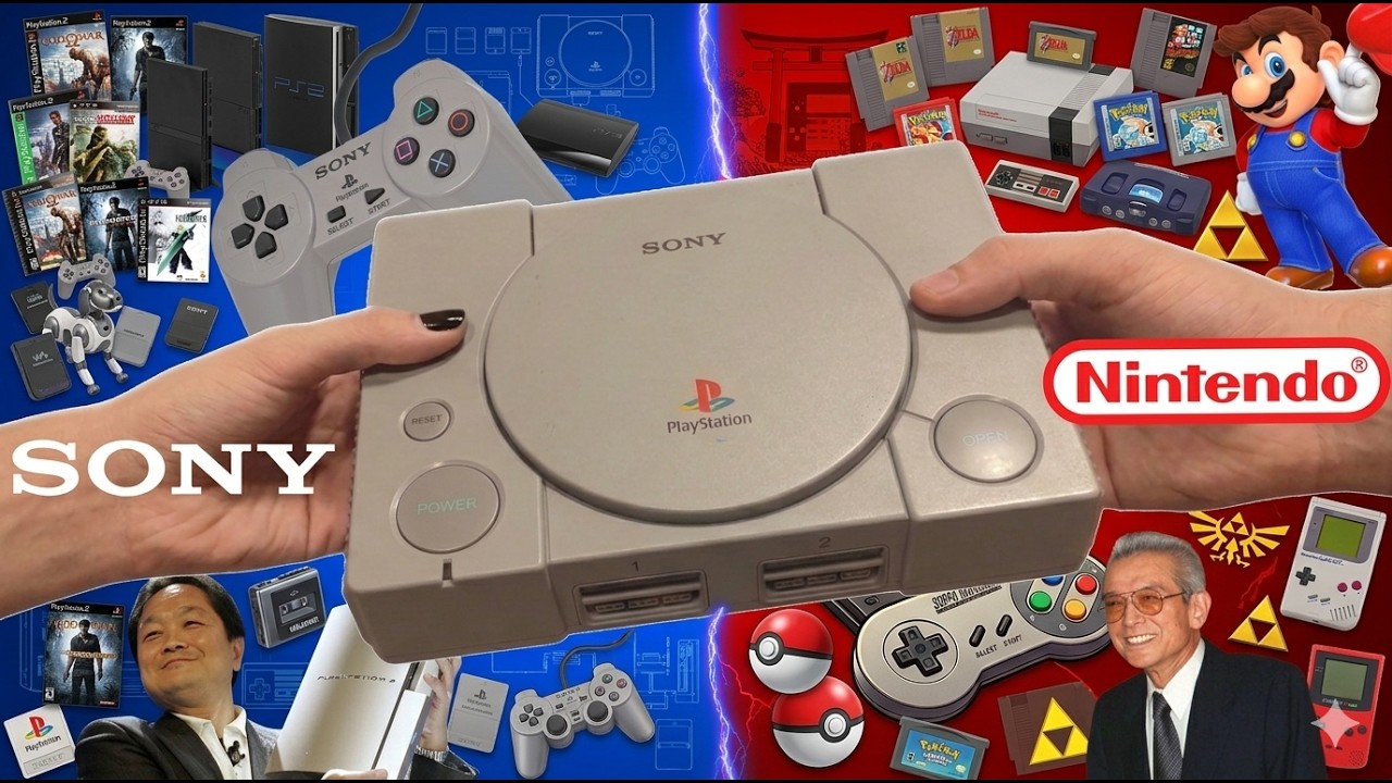 Como a NINTENDO CRIOU O PLAYSTATION