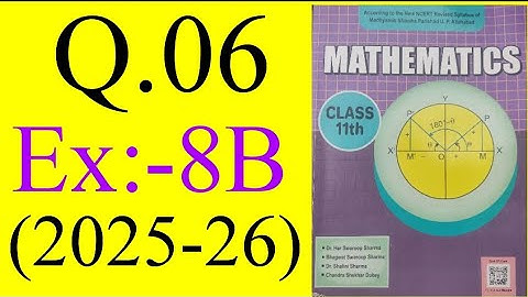 Dr Harswaroop Sharma 11th Maths English Medium (Sequence and Series) Ex-8B Solutions|RS Aggarwal 11