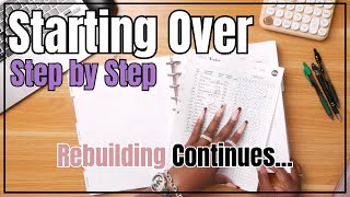 Starting Over, Step by Step, Clarifying My Bills and Setting My New Sinking Funds