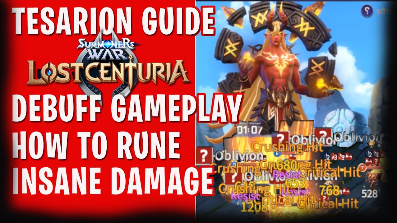 CRAZY TESARION DEBUFF BUILD And COMBO GAMEPLAY - isengdudegame SWLC