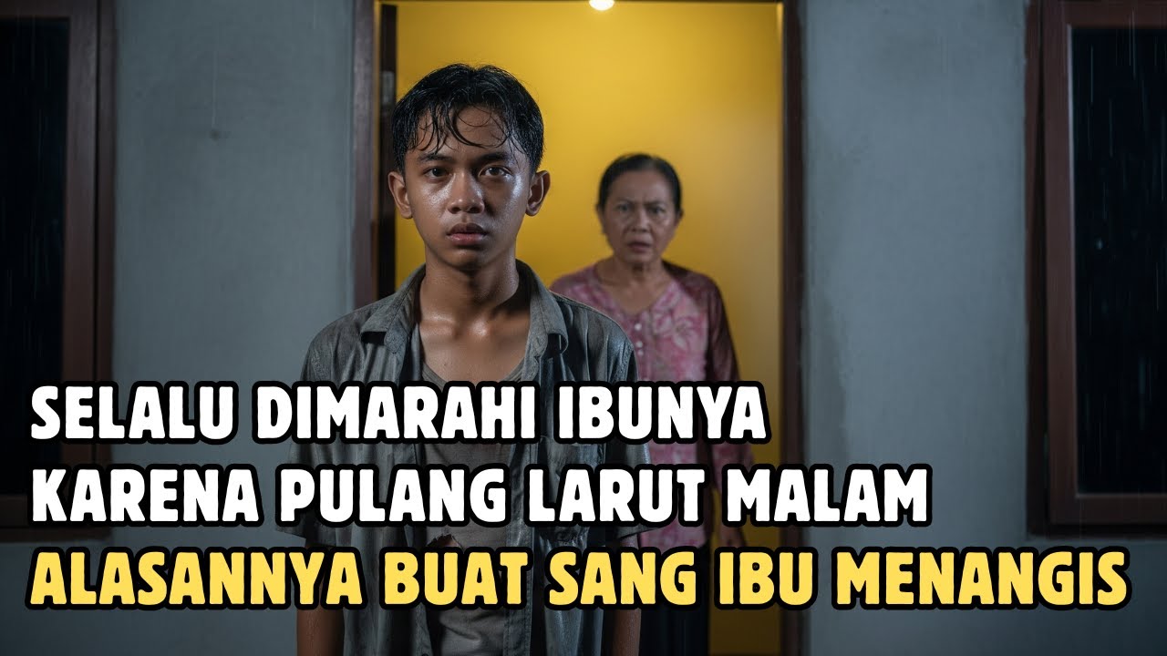 Selalu Dimarahi Ibunya Karena Pulang Larut Malam, Saat Tahu Alasannya Sang Ibu Menangis Tersungkur!