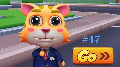 Cat Runner game Play video | Cat collect coins Subway runner game video | cat game video #47