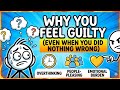 Why You Feel Guilty Even When You Did Nothing Wrong | #Psychology #MentalHealth #Animation #Stickman