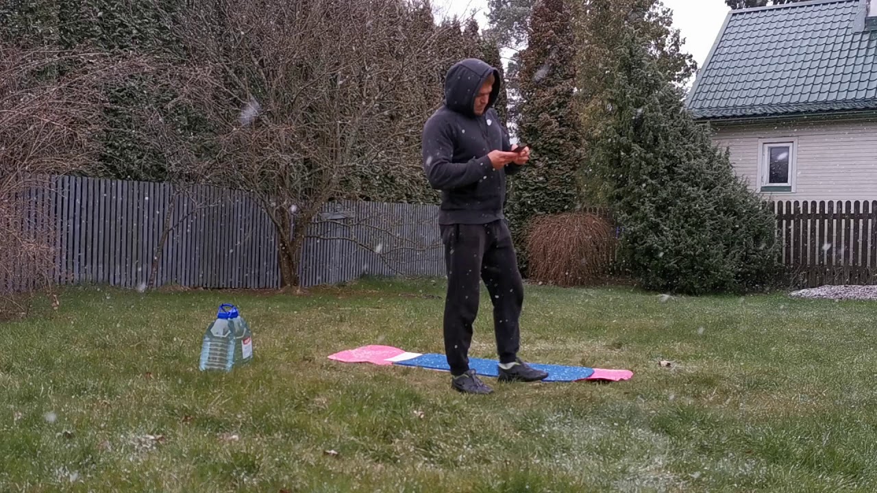 Интервальная тренировка зимой 45/15 HIIT winter circuit workout ❄️