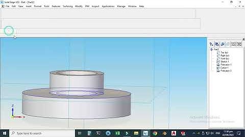 Solid Edge Exercise 3 | Solid Edge V20 Tutorials | Create Rib in Solid Edge | CADable tutorials