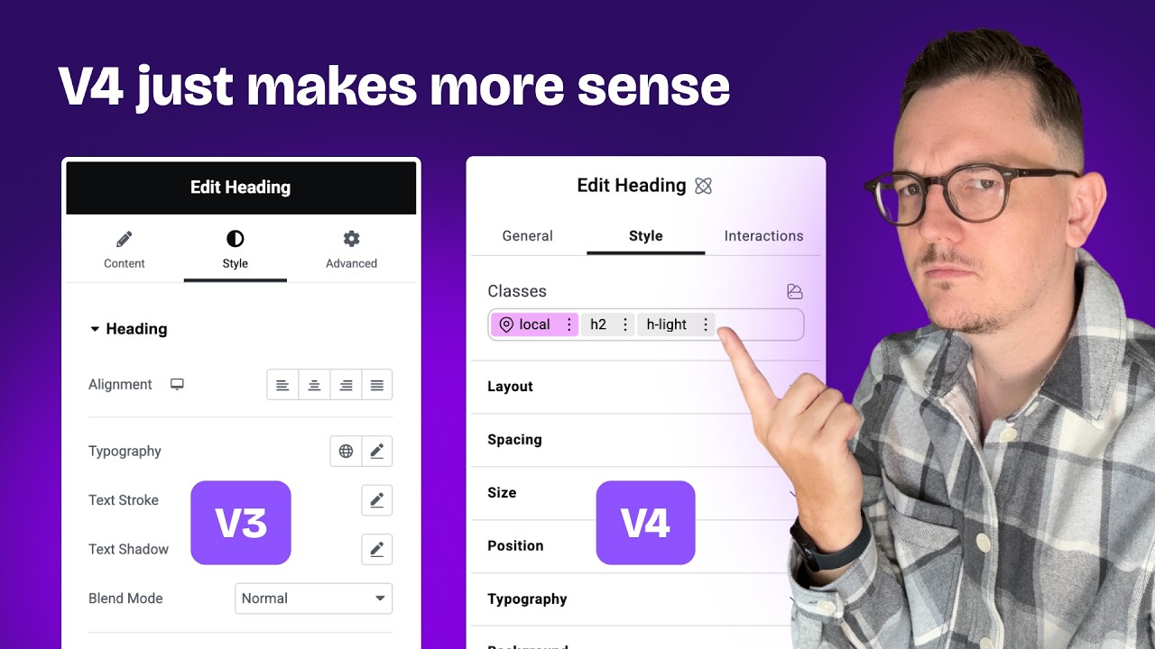 Изменения в пользовательском интерфейсе Elementor 4: выглядит сложно, но на самом деле проще.