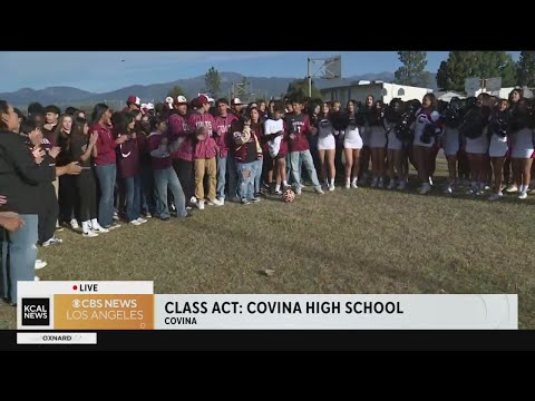 Covina High School athletes proudly share school accomplishments | Class Act
