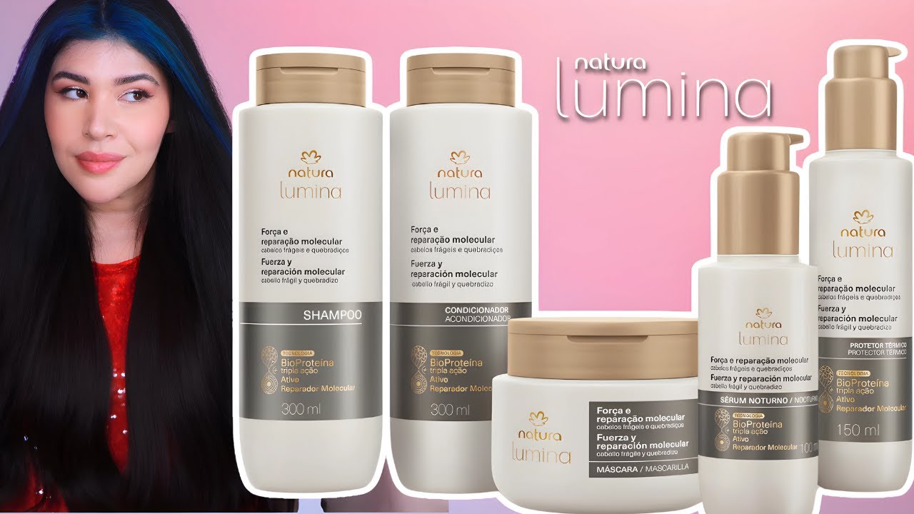 🌿NATURA LUMINA FORÇA E REPARAÇÃO MOLECULAR para cabelos frágeis e quebradiços