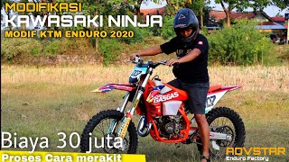 ASSEMBLY PROCESS ‼️ KAWASAKI NINJA MODIFIED KTM ENDURO 2020