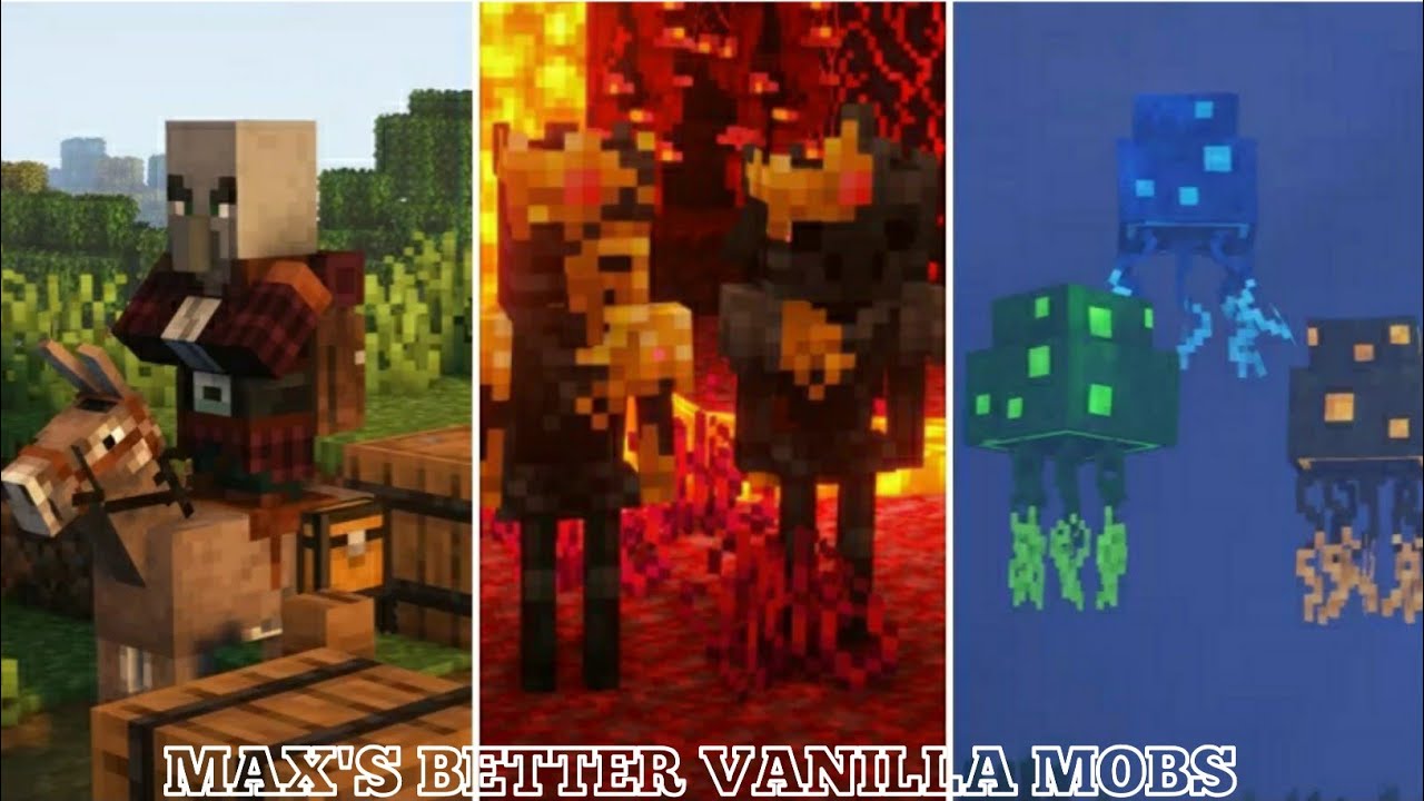 1.14.4/1.15.2】Earth Mobs Mod - Tons of vanilla mobs variations! 