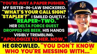 65. “You’re Just a Paper Pusher” My Sister-in-Law Sneered—Then Her Delta Force Friend Heard
