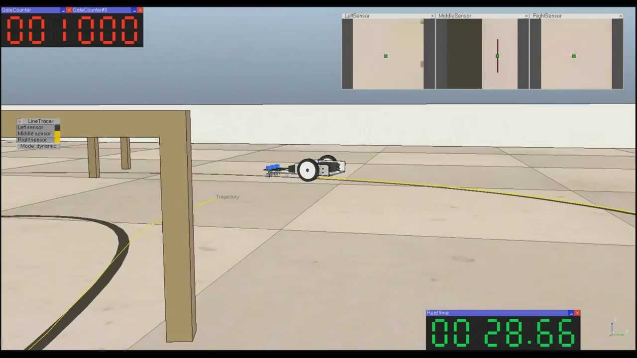 Line Follower Simulation - Timotei István Erdei - Timote-Robotics - YouTube