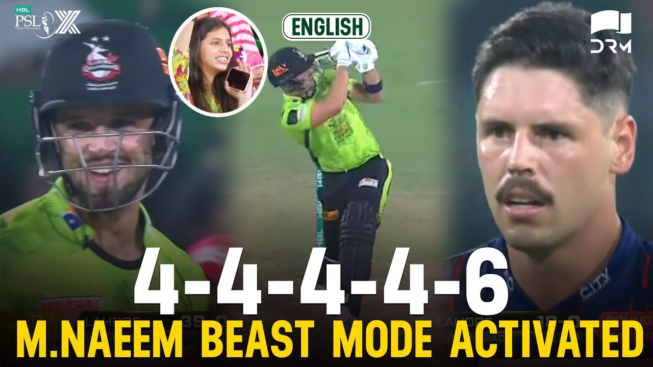 Naeem DOMINATES the Game! | Lahore Qalandars vs Islamabad United | M 19 | HBL PSL X | M3O1K