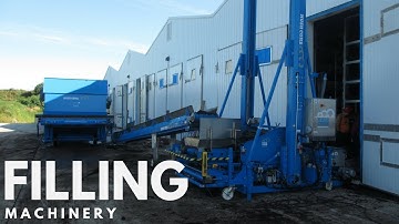 Mushroom Machinery - Outstanding Filling of Compost Phase II in practice