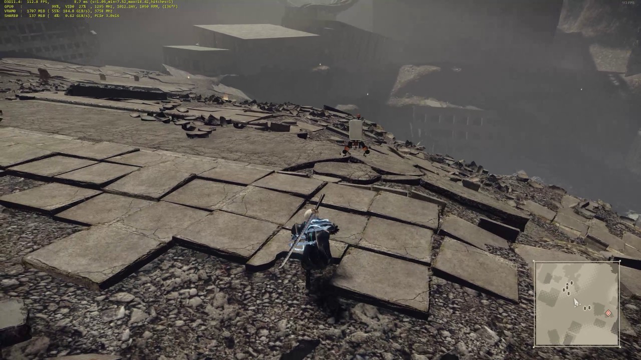 NieR: Automata | Unlocked frame rate test