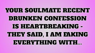 👉YOUR SOULMATE RECENT DRUNKEN CONFESSION IS HEARTBREAKING - THEY SAID, I AM FAKING EVERYTHING WITH..