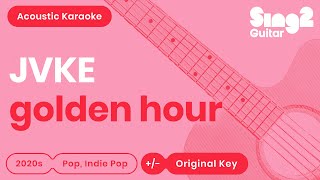 JVKE - golden hour (Karaoke Acoustic)