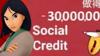 Mulan takes the social credit test
