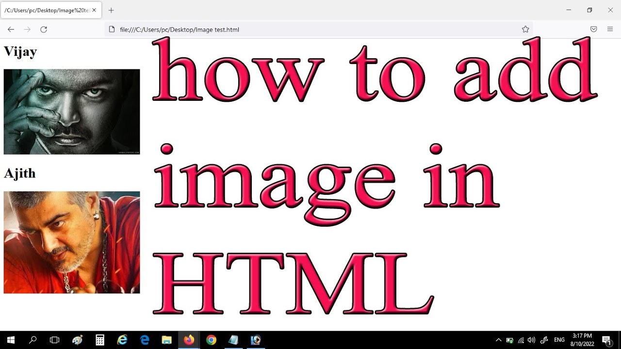 how to add image in html | how to insert image in | html | image tag | how to put image | in tamil