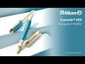 Pelikan souvern 600 turquoisewhite special edition