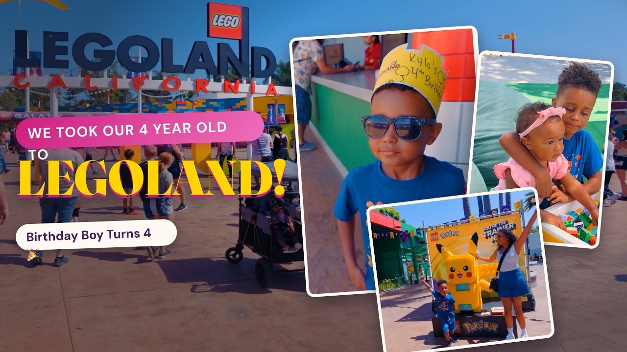 Thumbnail for We Took Our 4 Year Old To LEGOLAND! | Family Vlog