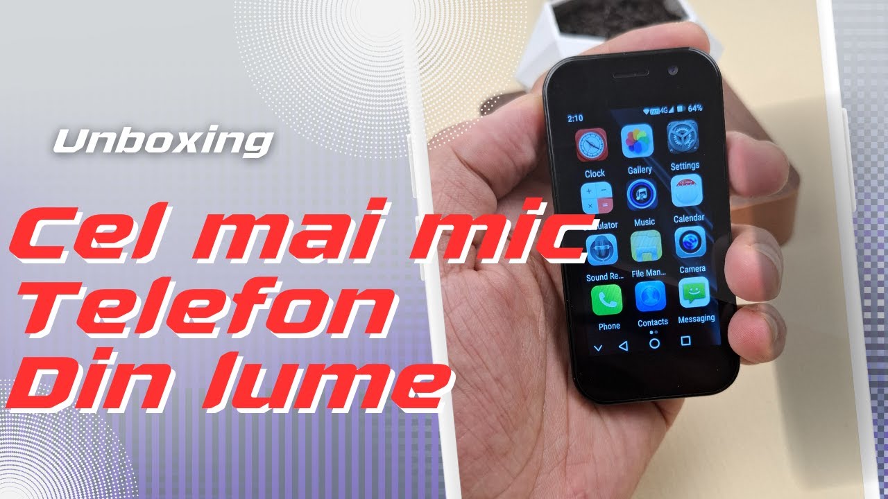 Cel mai mic smartphone din lume?
