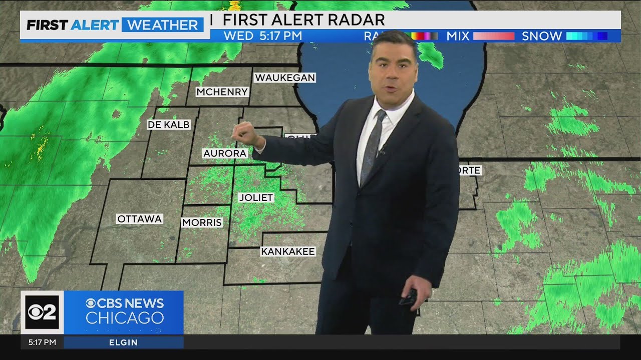 Chicago First Alert Weather: Tracking shower chances for tonight ...