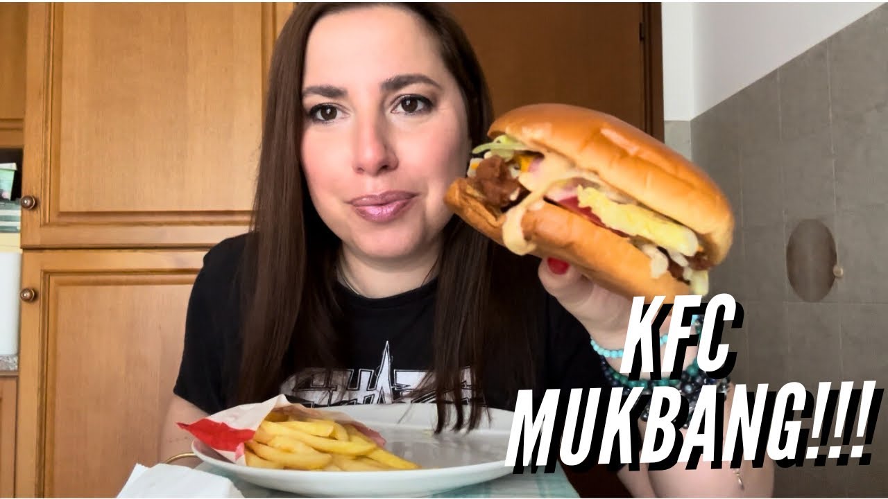 KFC MUKBANG ESAGERATOOO • Colonel’s Burger Meal box e KRISPY WRAP!!!