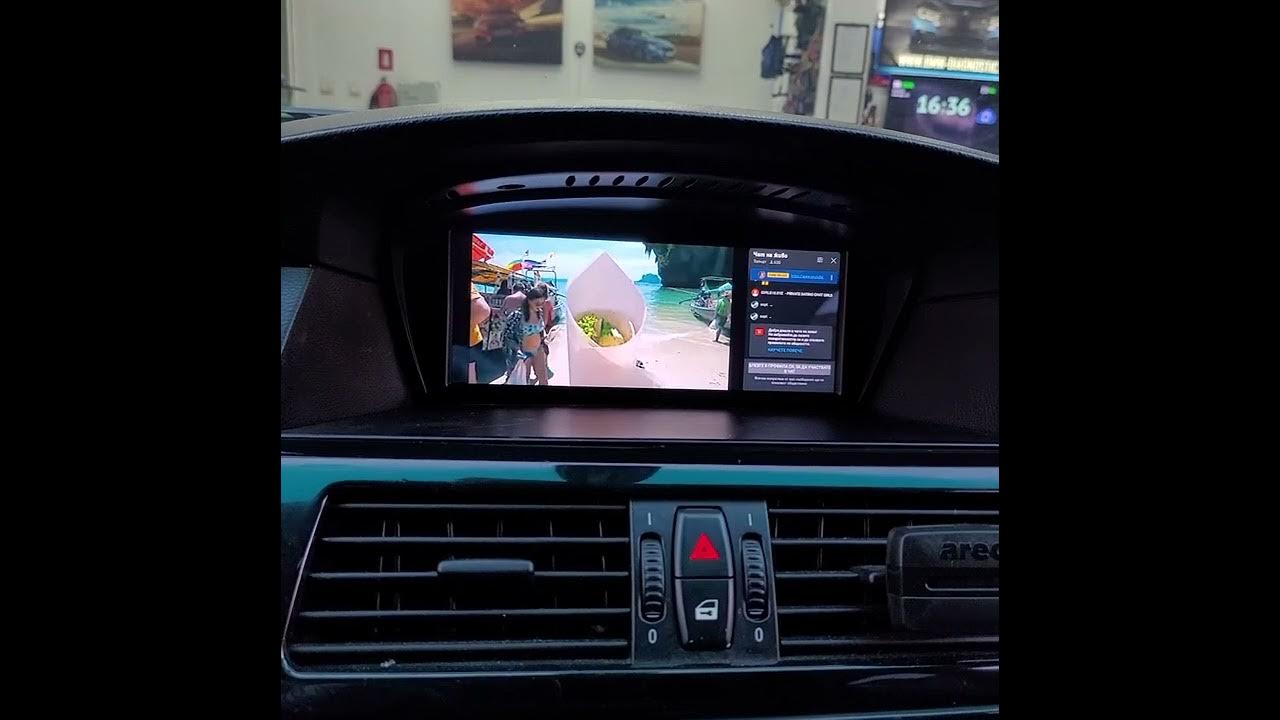 BMW E60 Android 11 Review with Rear and Front Camera БМВ Е60 2004г ...