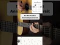 Du Bist Anders - AnnenMayKantereit #gitarrentutorial #guitarcover #gitarrenunterricht