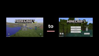 Minecraft Menu Screens Evolution (Bedrock Edition)(Alpha 0.14.0-Release 1.19.0) screenshot 2