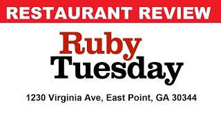 Ruby Tuesday, Virginia Avenue, East Point, GA: Did Ruby Tuesdays Cheap Out