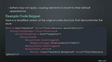 Resolving Visual State Issues in UWP When Reducing Window Size