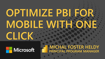 Power BI Demo - Optimize PBI for Mobile with One Click