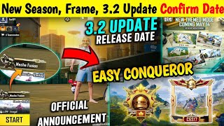 BGMI 3.2 UPDATE CONFIRM DATE NEW SEASON | SOLO RANKPUSH TIPS AND TRICKS C6S16