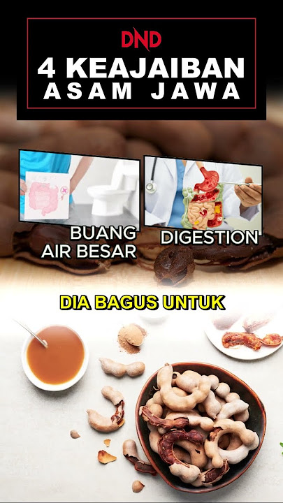 4 KEAJAIBAN ASAM JAWA