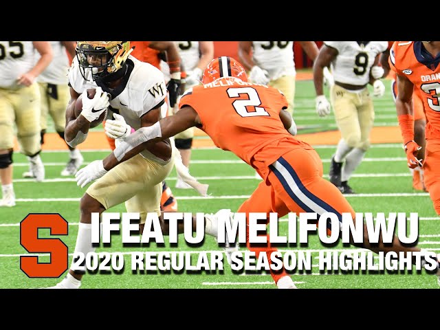 Ifeatu Melifonwu 2020 Regular Season Highlights | Syracuse DB