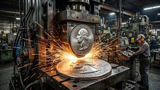 Inside U.S. Coin Factory - How Millions of Coins Are Made Every Day