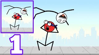 Flip Jump - Gameplay Walkthrough Part 1 - Stickman Jump Flip Game (Android, iOS) screenshot 2