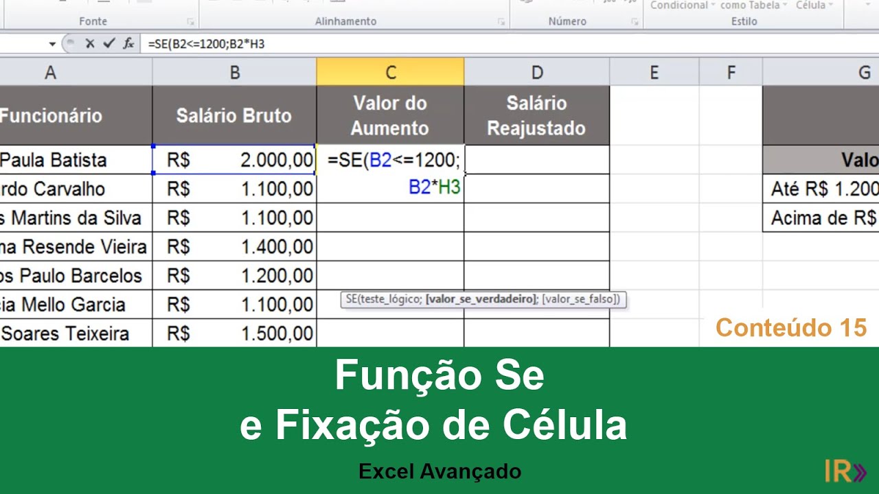 Como calcular o INSS 2022 no Excel - YouTube
