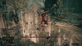 Buttbarian slams and strikes Godrick the Grafted (no damage) feat ground slam / wild strikes