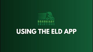Using the ELD App