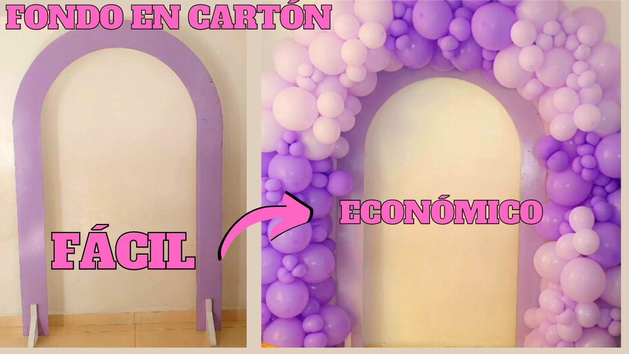 MAMPARA PARA DECORAR/BACKDROP/DECORACIÓN DE FIESTA/BASE EN CARTÓN/DIY/FONDO PARA FIESTA