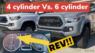 Toyota Tacoma 4 Cylinder vs. 6 Cylinder! Put to the test