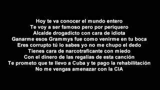 Letra de calle 13- digo lo que pienso