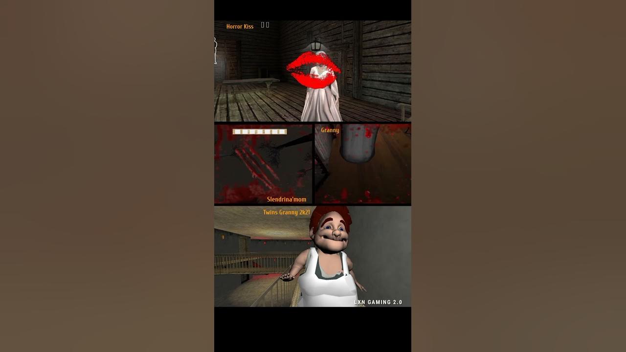 Horror Kiss Vs Slendrina'mom Vs Granny Vs Twins Granny 2k21 | Jumpscare Battle Horror Kiss Vs Slendrina'mom Vs Granny Vs Twins Granny 2k21 | Jumpscare Battle