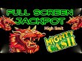 🔴Full Screen Jackpot on Dragon Flies Mighty Cash Slot Machine | High Limit