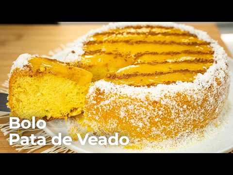 파타 데 비아두(Pata de Veado) - 폭신한 스펀지 케이크와 달콤한 계란 크림